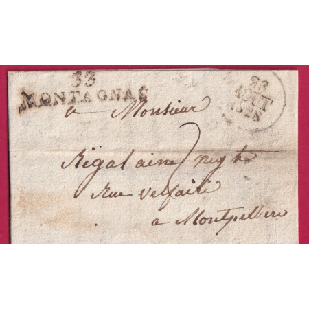 MARQUE 33 MONTAGNAC HERAULT 45X10 POUR MONTPELLIER INDICE 12 1828