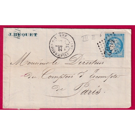 N°46B GC 4262 GC 4262 VILLENEUVE SUR YONNE POUR PARIS