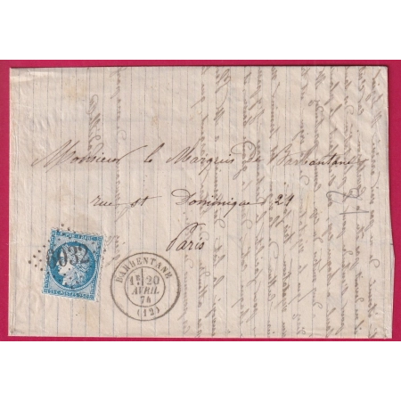 N°60 GC 6032 BARBENTANE BOUCHES DU RHONE  POUR BOUGIVAL SEINE ET OISE INDICE 11