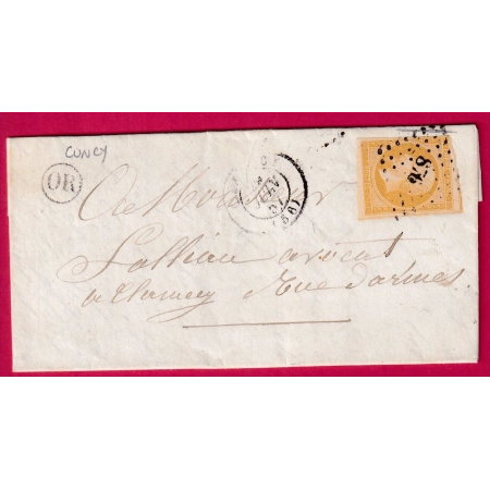 N°13 IMPRESSION DEFECTUEUSE PC 876 CLAMECY NIEVRE OR CUNCY POUR CLAMECY