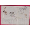 CAD TUNIS TUNISIE TAXE MANUSCRITE 18 TRIPLE PORT POUR PARIS BFE