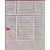 CAD TUNIS TUNISIE TAXE MANUSCRITE 18 TRIPLE PORT POUR PARIS BFE