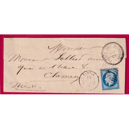 N°14 PC 531 BRINON LES ALLEMANDS NIEVRE CAD TYPE 22 + T15 TANNAY POUR CLAMECY