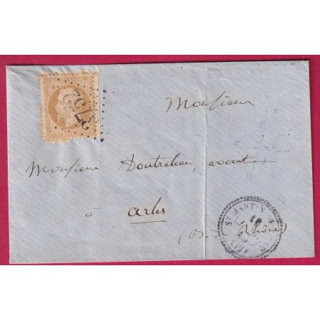 N°21 GC 3752 ST MARTIN DE CRAU BOUCHES DU RHONE CAD TYPE 22 POUR ARLES