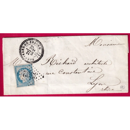 N°60 GC 3392 SERRIERES DE BRIORD AIN CAD TYPE 24 POUR LYON INDICE 12