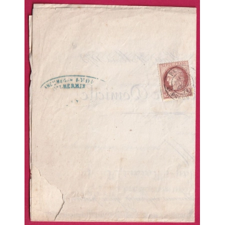 N°52 CAD PARIS BT BEAUMARCHAIS SUR IMPRIME SANS BANDE