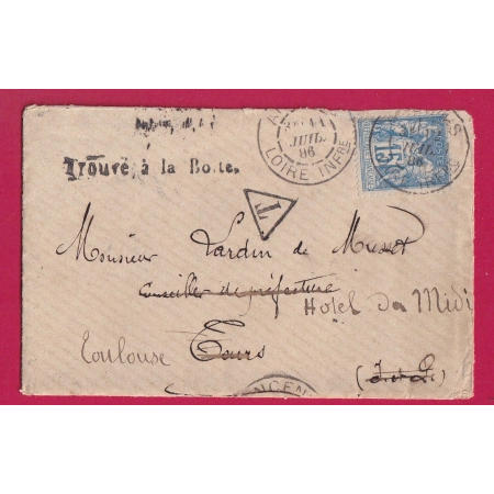 N°90 DAGUIN JUMELE ANCENIS LOIRE INFERIEURE TROUVE A LA BOITE SPECIAL POUR TOURS REEXP TOULOUSE INDRE ET LOIR HTE GARONN