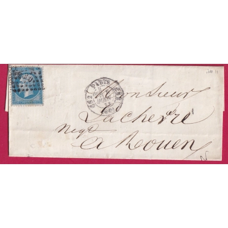 N°22 PARIS CS2 60 CS2 LOSANGE CS2 POUR ROUEN SEINE INFERIEURE INDICE 11