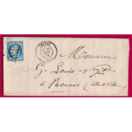 N°46B BLEU ACIER GC 3936 THIERS PUY DE DOME POUR RENNES ILLE ET VILAINE