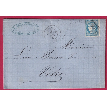 N°45B GC 3112 RENNES ILLE ET VILAINE POUR VITRE