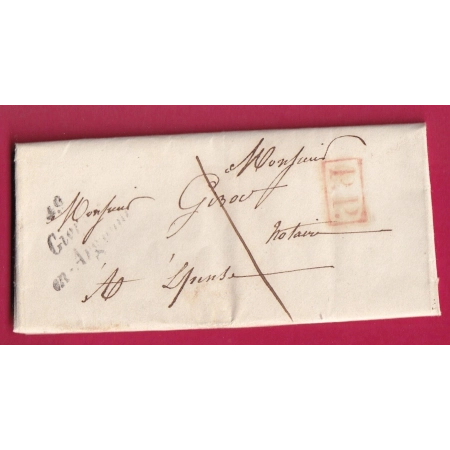 CURSIVE 49 GIVRY EN ARGONNE + PP ROUGE POUR EPENSE TAXE LOCALE 1 AU DOS