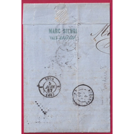 N°14 PC 3483 VALS ARDECHE CAD TYPE 22 POUR LYON