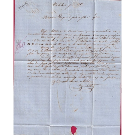 N°14 PC 3483 VALS ARDECHE CAD TYPE 22 POUR LYON