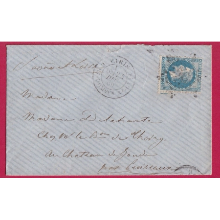 N°29 PARIS R ST DOMque ST-GN 58 ETOILE 20 POUR CUISEAUX SAONE ET LOIRE