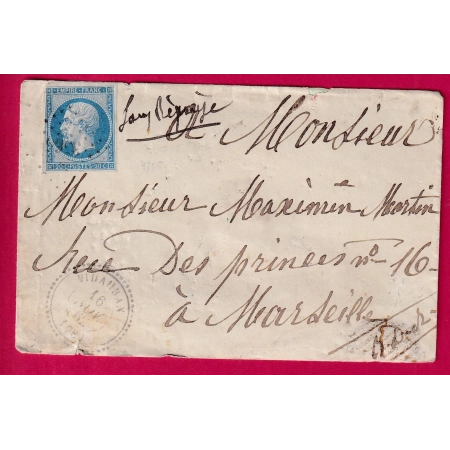 N°14 PC 3566 VIDAUBAN VAR CAD TYPE 22 POUR MARSEILLE INDICE 11