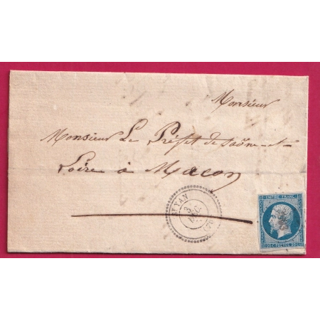 N°14 PC 3893 ST YAN SAONE ET LOIRE CAD TYPE 22 POUR MACON INDICE 18