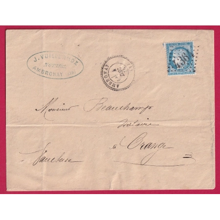 N°60 GC 4364 AMBRONAY AIN CAD TYPE 24 INDICE 15 POUR ORANGE VAUCLUSE