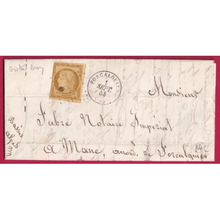 N°1 BISTRE BRUN PC 1312 FORCALQUIER BASSES ALPES