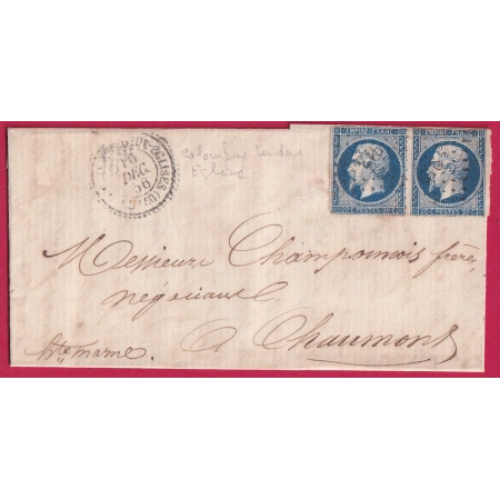 N°14 PAIRE PC 913 COLOMBEY LES DEUX EGLISES HAUTE MARNE CAD TYPE 22 POUR CHAUMONT