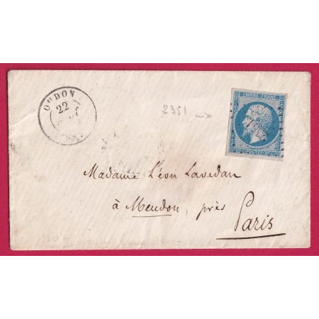 N°14 PC 2351 OUDON LOIRE INFERIEURE POUR MEUDON INDICE 12