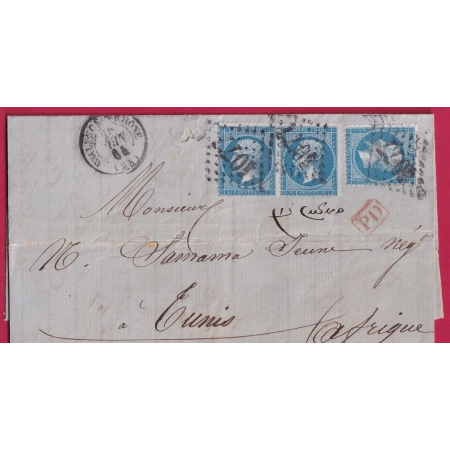 N°22 PAIRE + UN GC 4077 VALENCE DROME POUR TUNIS TUNISIE