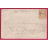 N°36 CAD EU SEINE INFERIEURE 15 MAI 1871 POUR LITTEVILLE COMMUNE DE TOUFFREVILLE SUR EU