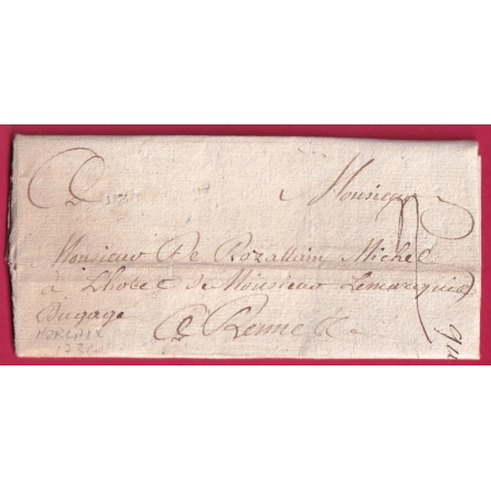 MARQUE MORLAIX FINISTERE POUR RENNES LN°3A 1736 INDICE 14