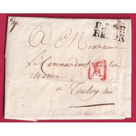 MARQUE P34P REDON ILLE ET VILAINE POUR TOULON VAR 1826 INDICE 12 PORT VERIFIE