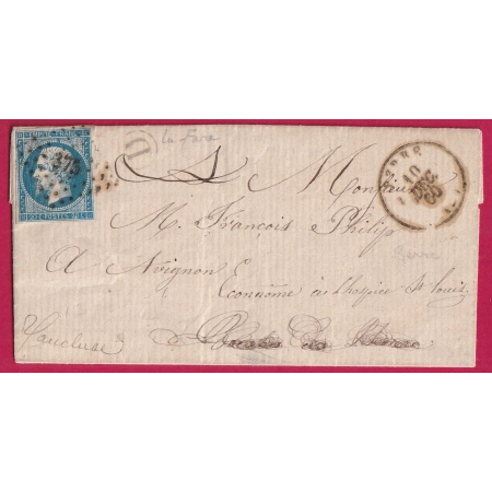 N°14 PC 375 BERRE BOUCHES DU RHONE BOITE RURALE D LA FARE LES OLIVIERS POUR AVIGNON