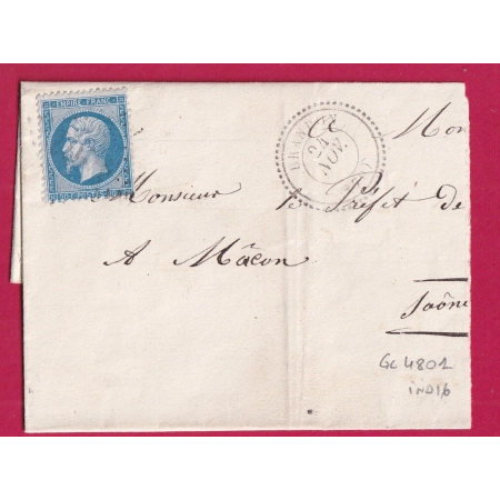 N°22 GC 4801 BRANDON CAD TYPE 22 SAONE ET LOIRE INDICE 16 POUR MACON
