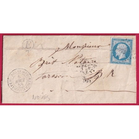 N°14 PC 773 CHATEAURENARD DE PROVENCE BOITE RURALE E NOVES BOUCHES DU RHONE POUR TARASCON LETTRE COVER FRANCE