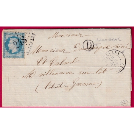 N°29 GC 248 AUVILLARD TARN ET GARONNE BOITE RURALE D BARDIGUES VILLENEUVE SUR LOT