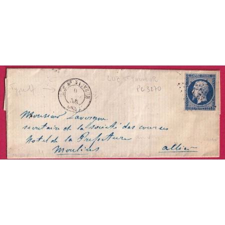 N°14 PC 3270 LUZ ST SAUVEUR HAUTES PYRENEES POUR MOULINS ALLIER INDICE 11 LETTRE COVER FRANCE