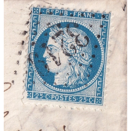 N°60 VARIETE V44 ROSETTE BRISEE ANGLE INF GAUCHE GC ROUEN ST AMAND CHER LETTRE COVER FRANCE