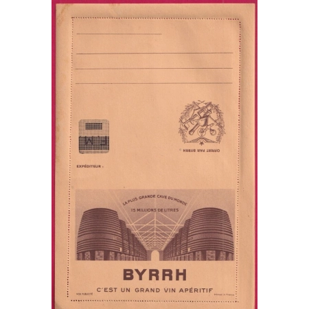 ENTIER FM PUBLICITAIRE BYRRH ILLUSTRE