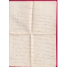N°28 CAD TYPE 17 LAGNIEU AIN POUR ST SORLIN TAXE REEXPEDITION 2 POUR PARIS 1869