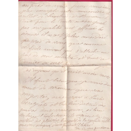 N°28 CAD TYPE 17 LAGNIEU AIN POUR ST SORLIN TAXE REEXPEDITION 2 POUR PARIS 1869