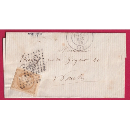 N°43A GC 2602 NANTES POUR NANTES LOIRE INFERIEURE LETTRE COVER FRANCE