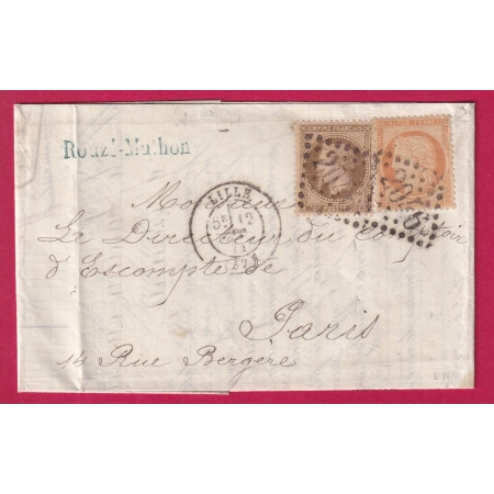N°30 38 GC 2046 LILLE NORD POUR PARIS LETTRE COVER FRANCE