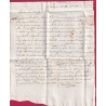 MARQUE 33 MONTAGNAC HERAULT EN ROUGE POUR NICE NIZZA MARITIMA VOIE DE MER ALPES MARITIMES 1820 LETTRE COVER FRANCE