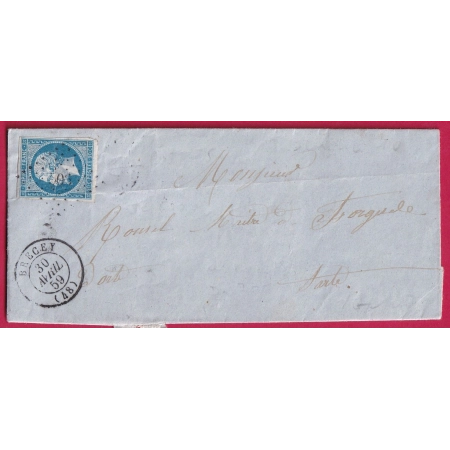 N°14 TTB PC 306 BRECEY MANCHE  LETTRE COVER FRANCE