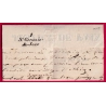 CAD TYPE 15 CHATILLON DE MICHAILLE AIN 1847 TAXE LOCALE 1 CURSIVE 1 ST GERMAIN DE JOUX EN ARRIVE LETTRE COVER FRANCE