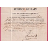 CAD TYPE 15 CHATILLON DE MICHAILLE AIN 1847 TAXE LOCALE 1 CURSIVE 1 ST GERMAIN DE JOUX EN ARRIVE LETTRE COVER FRANCE