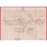 CAD TYPE 15 CHATILLON DE MICHAILLE AIN 1847 TAXE LOCALE 1 CURSIVE 1 ST GERMAIN DE JOUX EN ARRIVE LETTRE COVER FRANCE