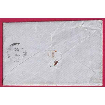 N°14 PC AURILLAC CANTAL BOITE RURALE K A IDENTIFIER POUR CLERMONT FERRAND LETTRE COVER FRANCE