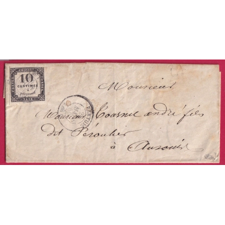 TAXE N°1 PERTUIS VAUCLUSE SIGNE CALVES LETTRE COVER FRANCE