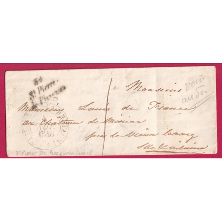 CURSIVE 34 ST PIERRE DE PLESGUEN ILLE ET VILAINE INDICE 13 AU DOS CURSIVE 34 LE VIEUX BOURG TAXE LOCALE 1 LETTRE FRANCE