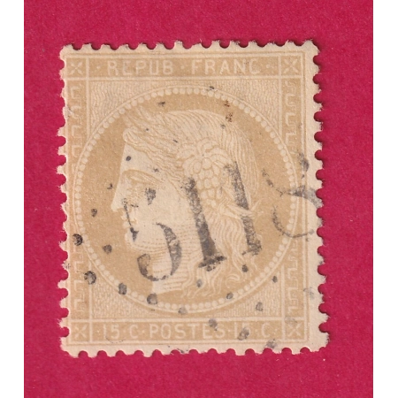N°59 GC 5118 YOKOHAMA JAPON JAPAN BFE TIMBRE BRIEFMARKEN STAMP FRANCE