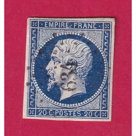 N°14 PC 634 CASTELNAU DE MONTMIRAIL TARN COTE MATHIEU 40€ SUR BLEU TIMBRE BRIEFMARKEN STAMP FRANCE