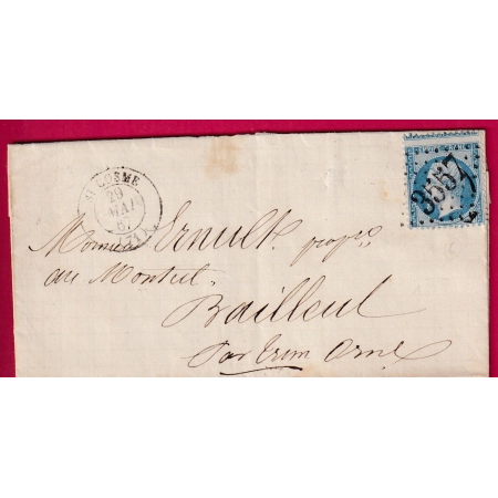 N°22 PIQUAGE A CHEVAL GC 3557 ST COSME SARTHE POUR BAILLEUL ORNE LETTRE COVER FRANCE
